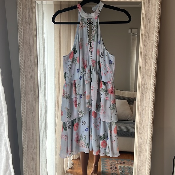 Light blue floral express dress - Picture 1 of 3